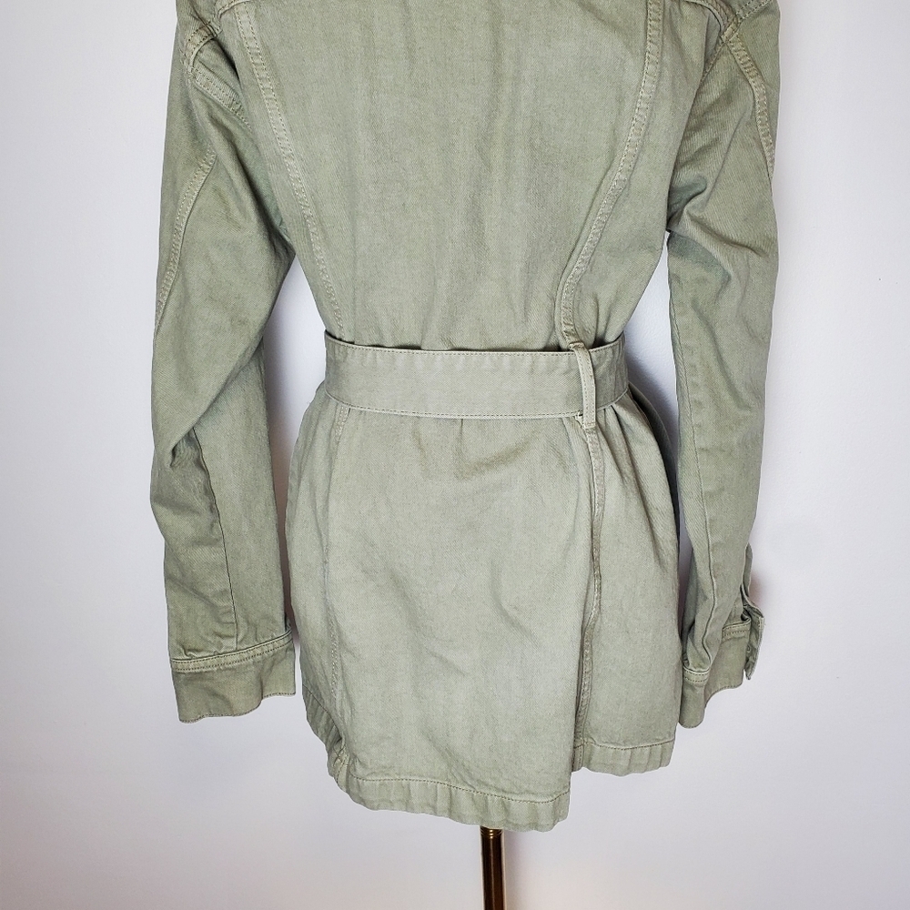 Dynamite Belted Denim Shacket - Picture 7 of 12